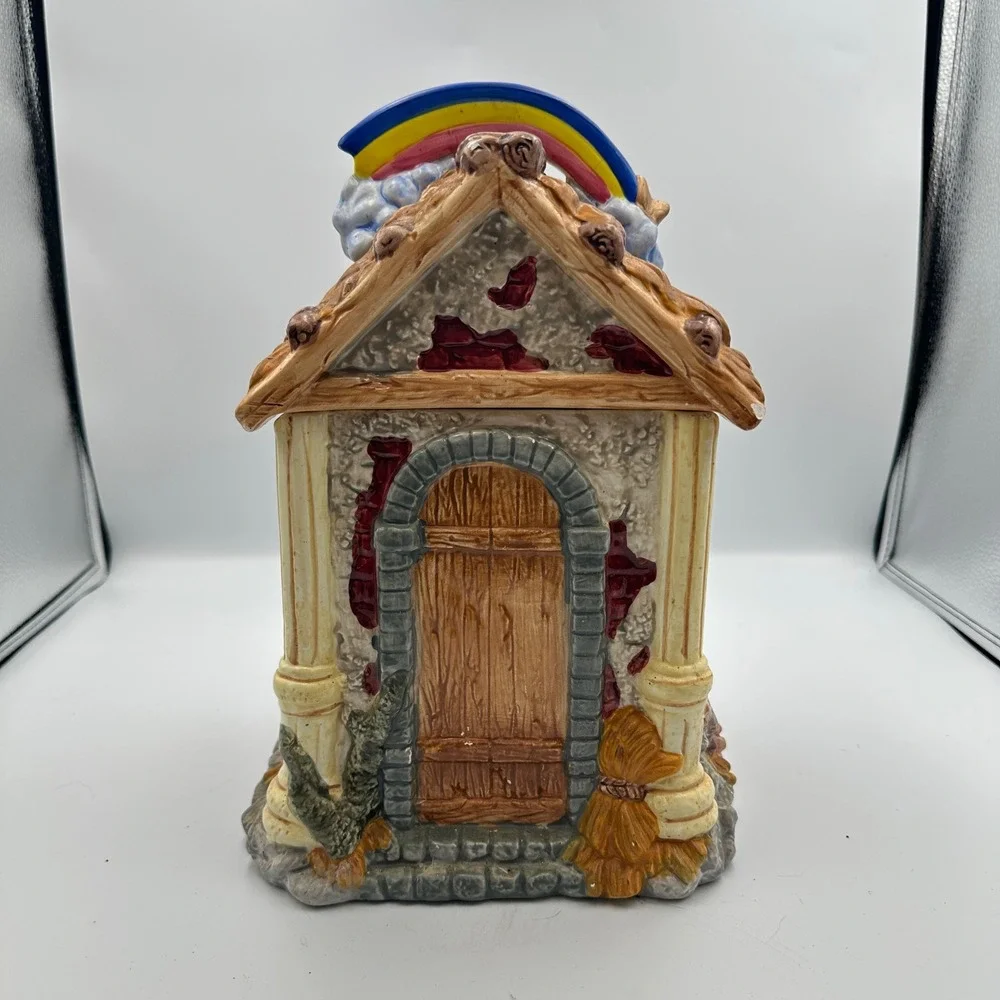 Vintage Mercuries China Nativity Scene Cookie‎ Jar Holy Family Religious Decor